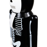Skeleton Halloween Nutcracker - 14" - Black and White